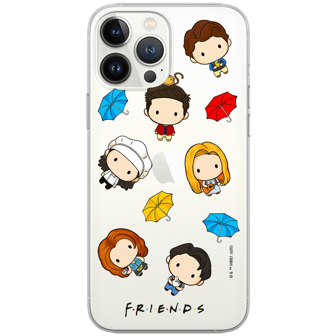 Etui Friends dedykowane do Xiaomi REDMI 9A, wzór: Friends 013 Etui częściowo przeźroczyste, oryginalne i oficjalnie  / Friends