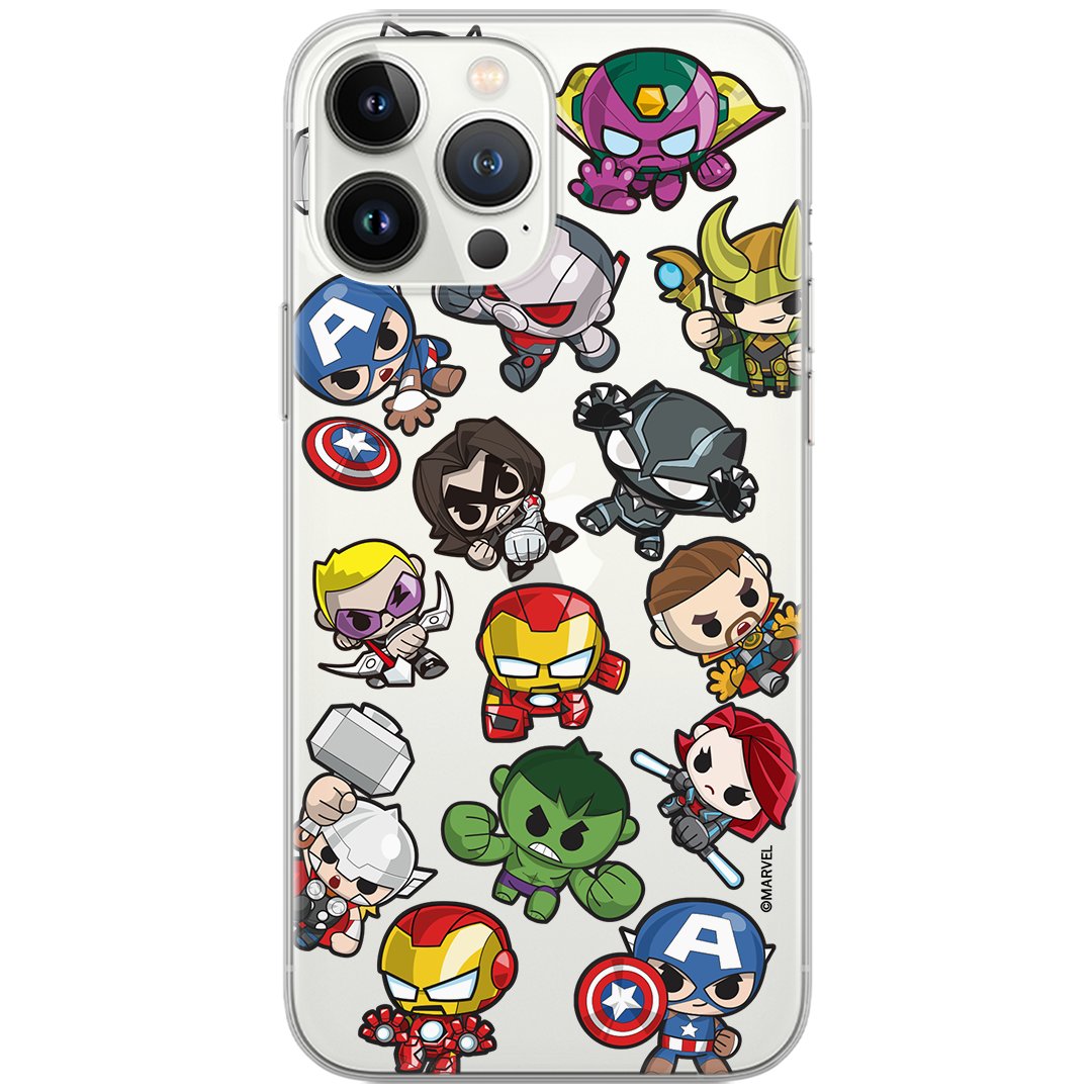 Etui Marvel dedykowane do Xiaomi REDMI 9A, wzór: Avengers 024 Etui częściowo przeźroczyste, oryginalne i oficjalnie licencjonowane