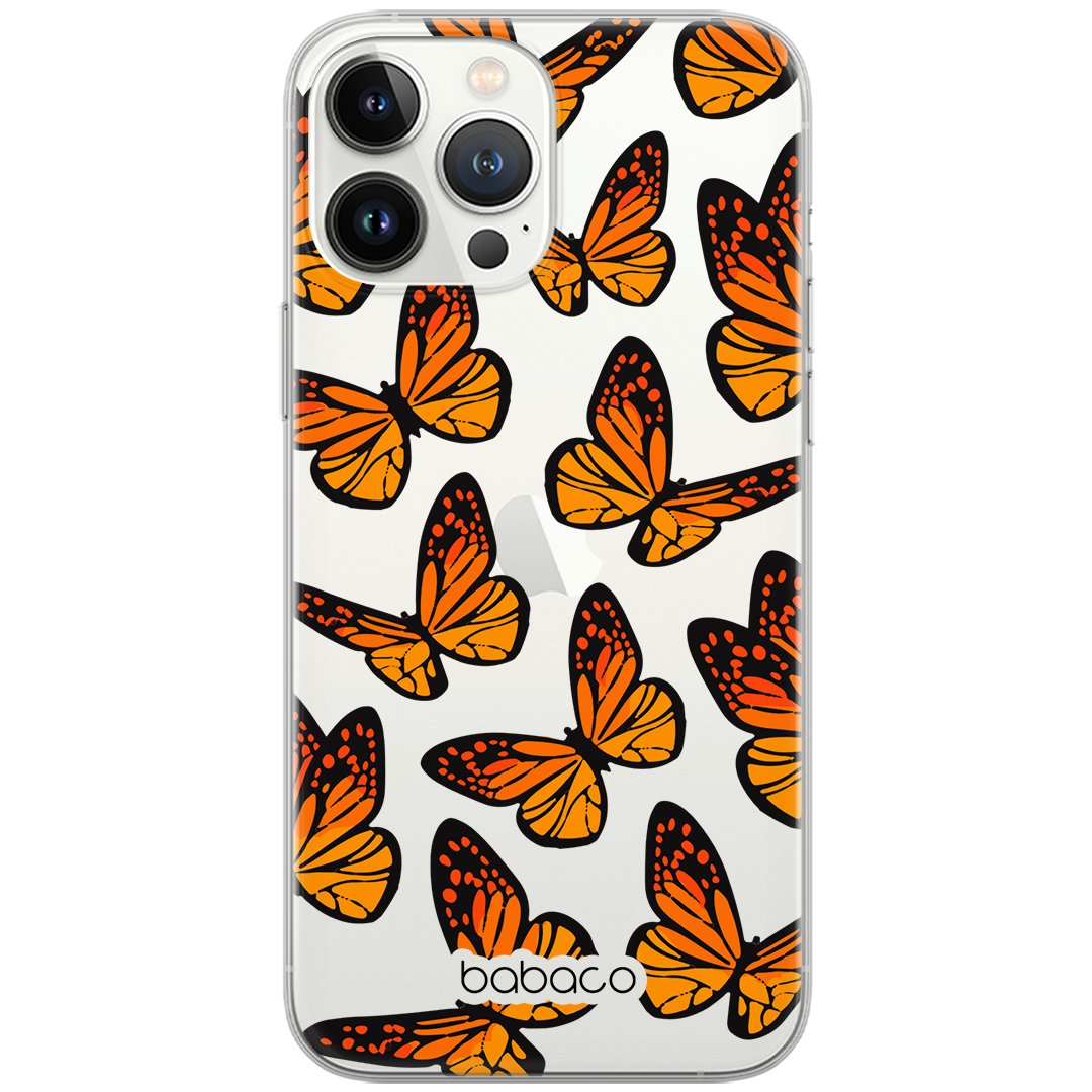 Etui Babaco dedykowane do Xiaomi REDMI 9T/ POCO M3, wzór: Motyle 002 Etui częściowo przeźroczyste, oryginalne i oficjalnie licencjonowane