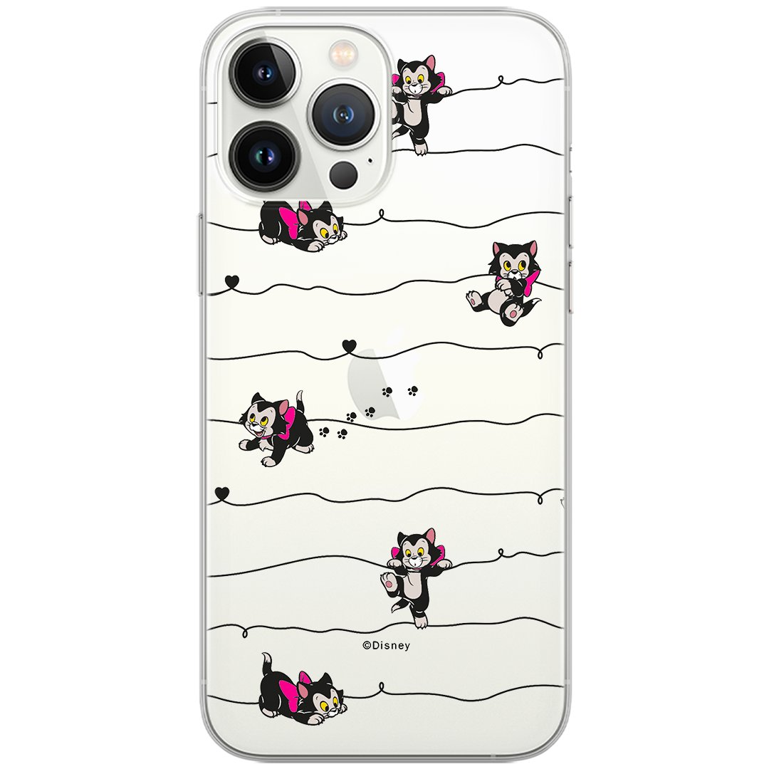 Etui Disney dedykowane do Xiaomi REDMI NOTE 10 5G / POCO M3 PRO, wzór: Kot Figaro 001 Etui częściowo przeźroczyste, oryginalne i oficjalnie licencjo..