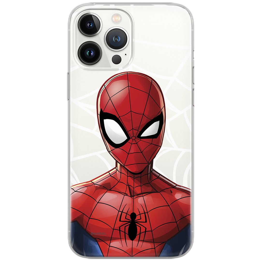 Etui Marvel dedykowane do Xiaomi REDMI NOTE 10 PRO, wzór: Spider Man 012 Etui częściowo przeźroczyste, oryginalne i oficjalnie licencjonowane