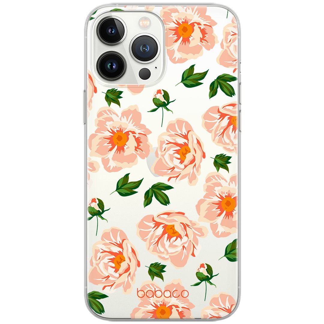 Etui Babaco dedykowane do Xiaomi REDMI NOTE 10/ 10S, wzór: Kwiaty 014 Etui częściowo przeźroczyste, oryginalne i oficjalnie licencjonowane