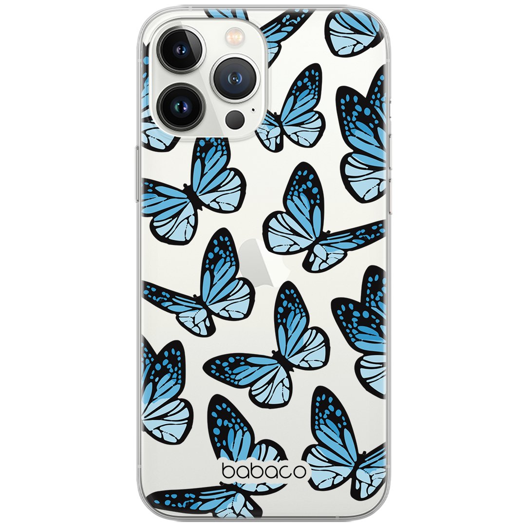 Etui Babaco dedykowane do Xiaomi REDMI NOTE 10/ 10S, wzór: Motyle 002 Etui częściowo przeźroczyste, oryginalne i oficjalnie licencjonowane