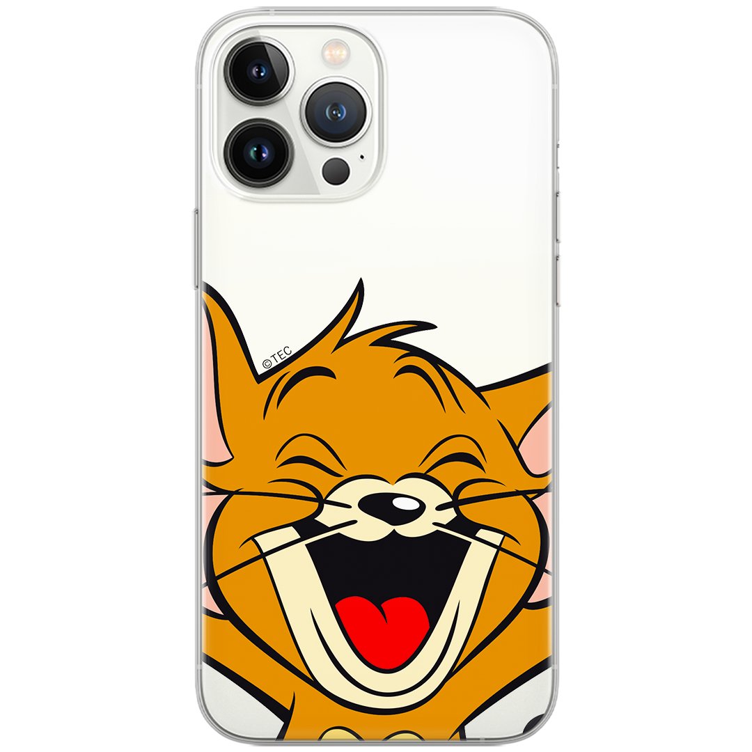 Etui Tom and Jerry dedykowane do Xiaomi REDMI NOTE 8, wzór: Jerry 003 Etui częściowo przeźroczyste, oryginalne i oficjalnie  / Tom and Jerry
