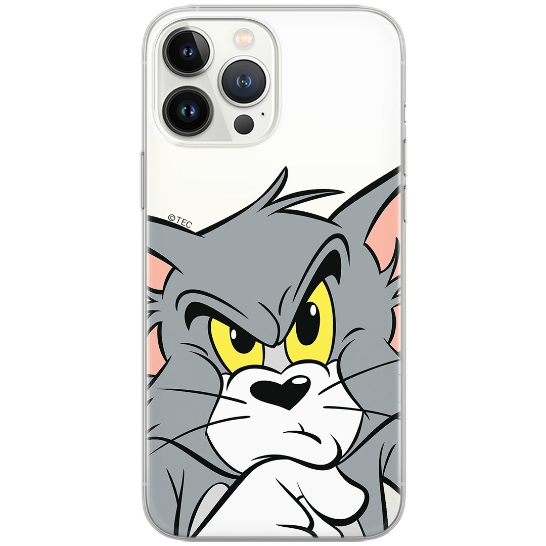 Etui Tom and Jerry dedykowane do Xiaomi REDMI NOTE 8, wzór: Tom 001 Etui częściowo przeźroczyste, oryginalne i oficjalnie  / Tom and Jerry