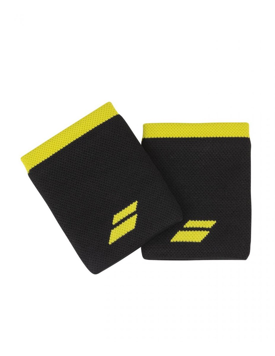 Babolat Jumbo Wristband (2 szt.) - black/yellow 5UA1262-2015