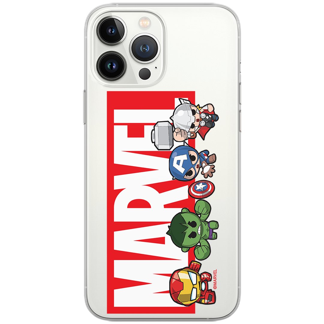 Etui Marvel dedykowane do Xiaomi REDMI NOTE 9, wzór: Marvel 010 Etui częściowo przeźroczyste, oryginalne i oficjalnie licencjonowane