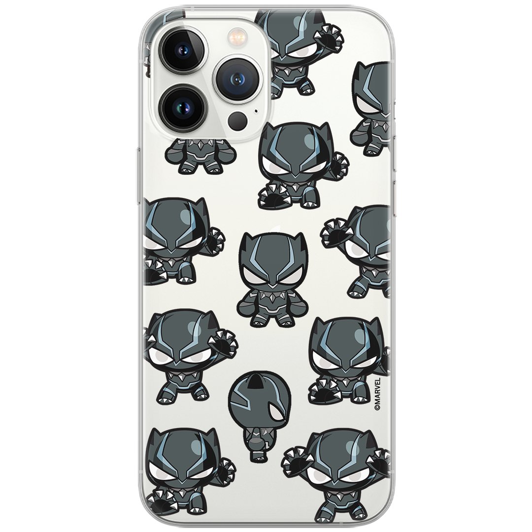 Etui Marvel dedykowane do Xiaomi REDMI NOTE 9 PRO/ 9S, wzór: Czarna Pantera 016 Etui częściowo przeźroczyste, oryginalne i oficjalnie licencjonowane