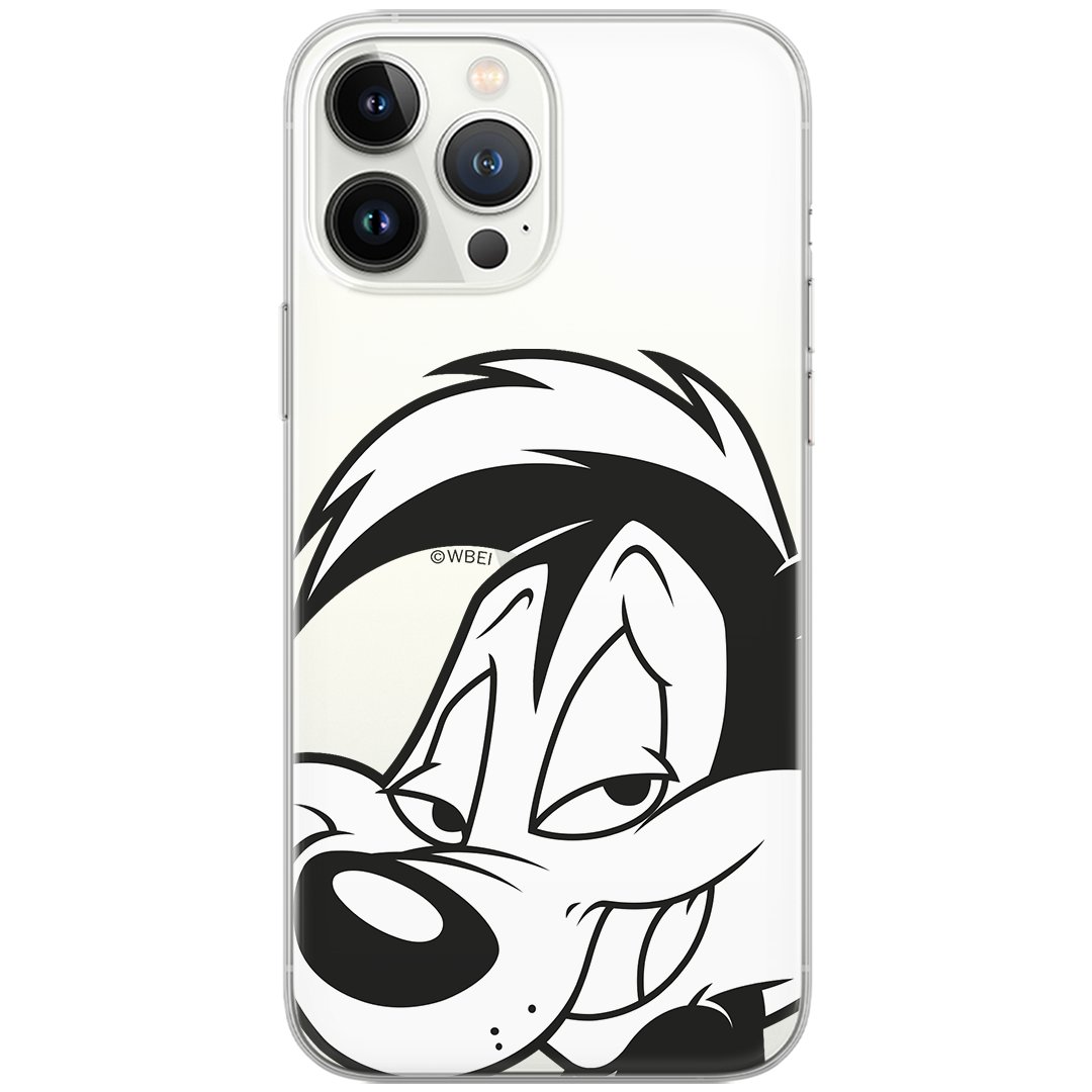 Etui Looney Tunes dedykowane do Xiaomi REDMI NOTE 9T, wzór: Skunks Pepe Le Swąd 001 Etui częściowo przeźroczyste, oryginalne i oficjalnie / Looney T..
