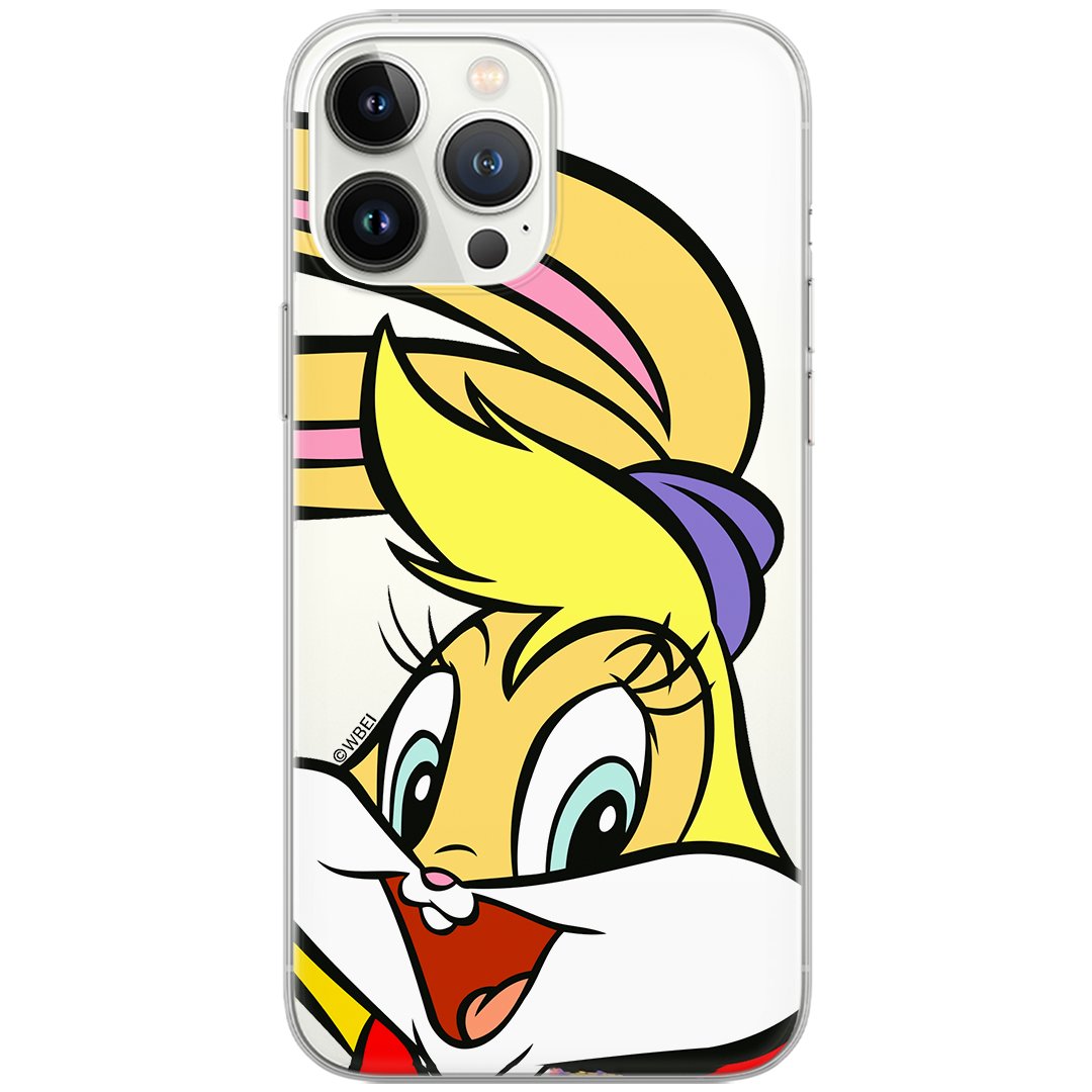 Etui Looney Tunes dedykowane do Samsung S10, wzór: Lola 002 Etui częściowo przeźroczyste, oryginalne i oficjalnie / Looney Tunes