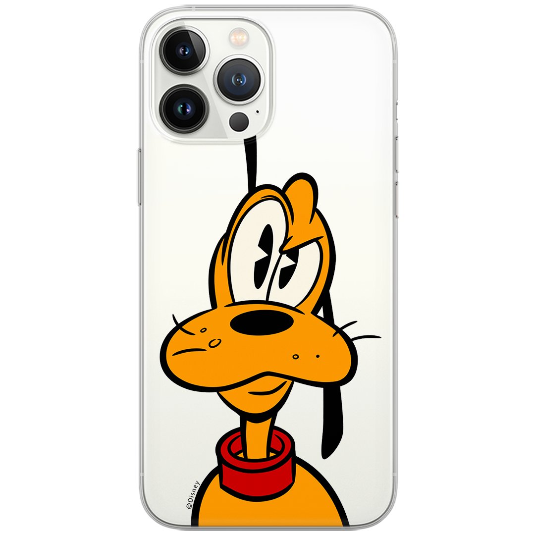 Etui Disney dedykowane do Samsung S21 FE, wzór: Pluto 001 Etui częściowo przeźroczyste, oryginalne i oficjalnie licencjonowane