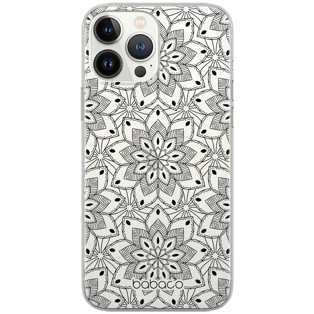 Etui Babaco dedykowane do Samsung S21 ULTRA, wzór: Mandale 009 Etui częściowo przeźroczyste, oryginalne i oficjalnie licencjonowane