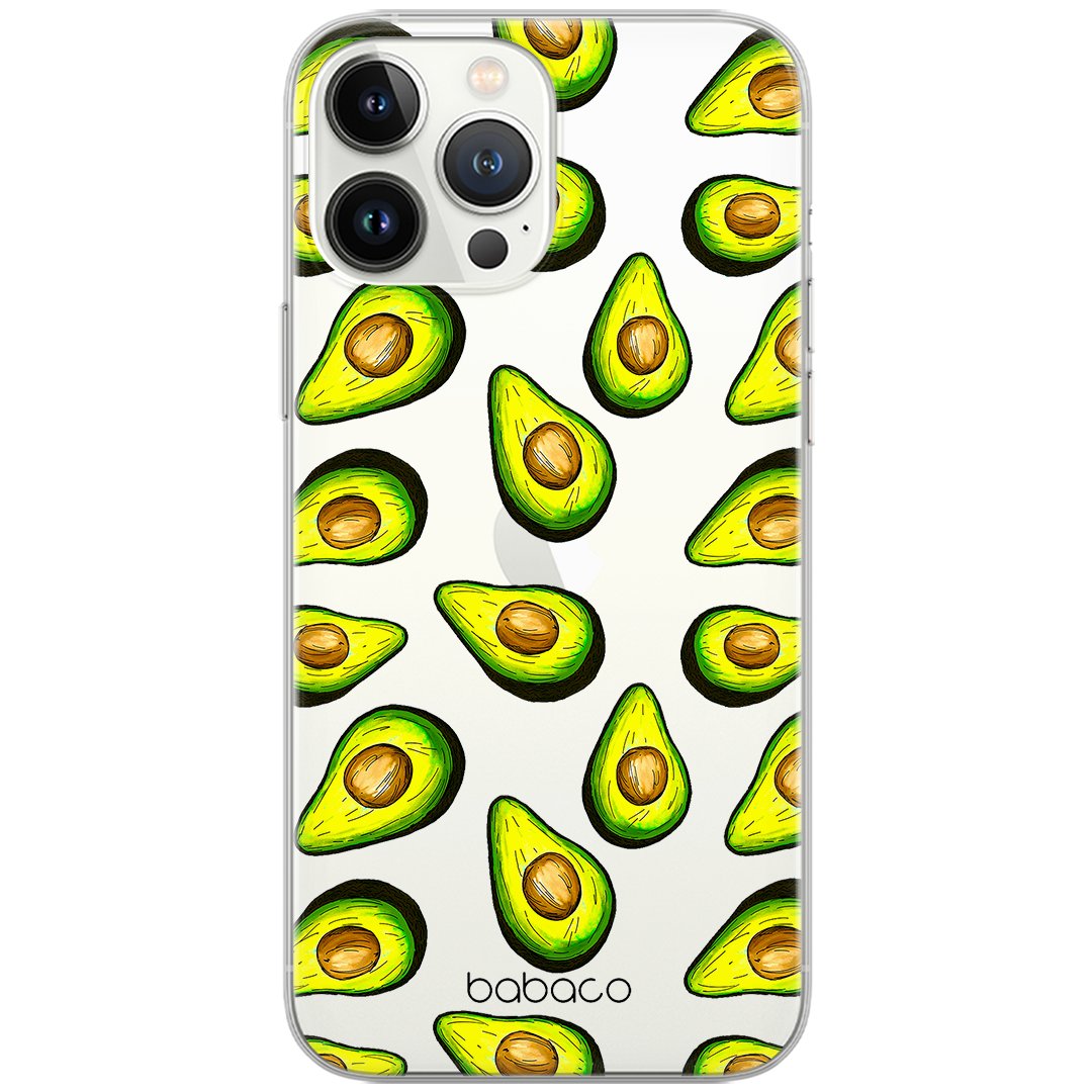 Etui Babaco dedykowane do Iphone XS Max, wzór: Owoce 001 Etui częściowo przeźroczyste, oryginalne i oficjalnie licencjonowane
