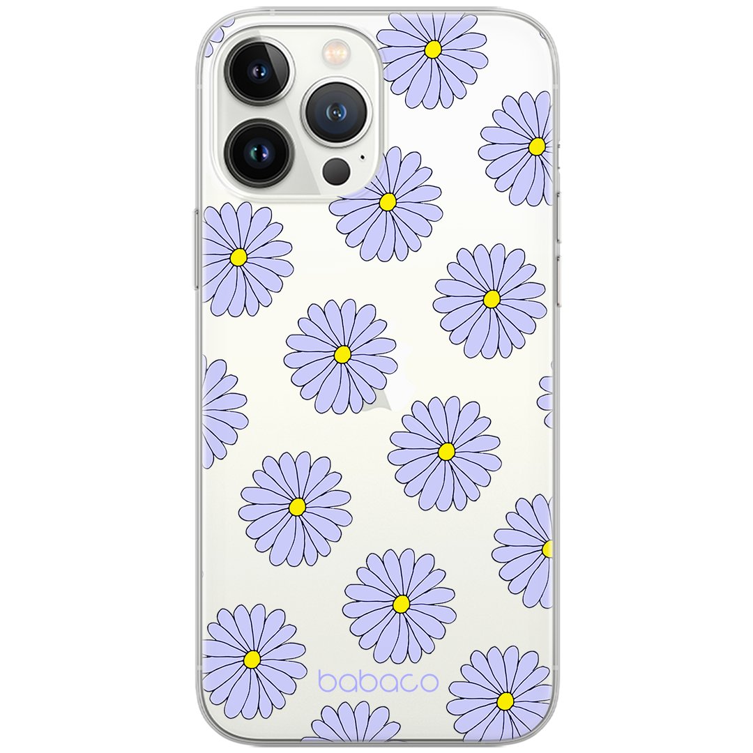 Etui Babaco dedykowane do Iphone XS Max, wzór: Kwiaty 021 Etui częściowo przeźroczyste, oryginalne i oficjalnie licencjonowane