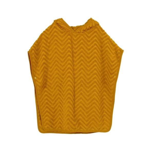 Filibabba Poncho Zigzag Golden Mustard