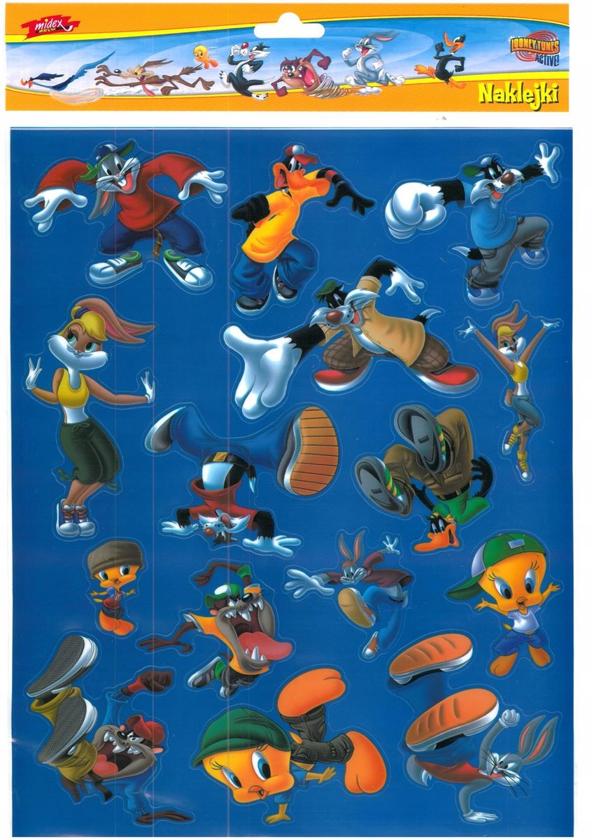 Naklejki Dla Dzieci Zwariowane Melodie Looney