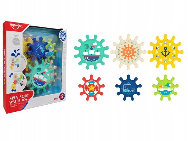 Zabawka Do Kąpieli Przelewowa Ruchome Zębatki