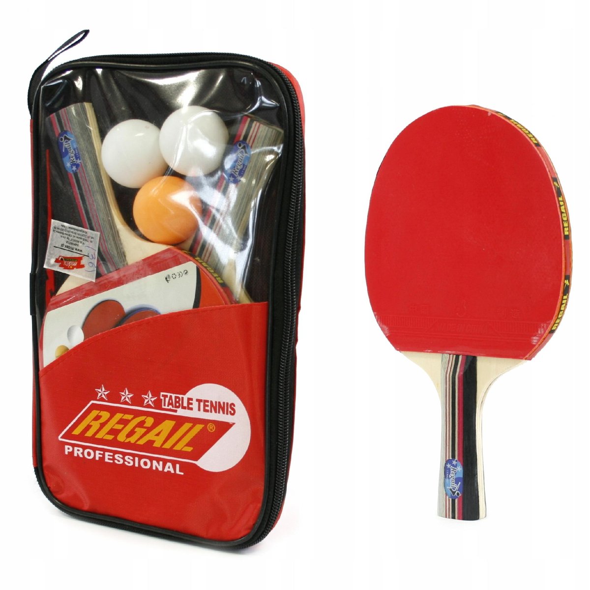 Zestaw Do Tenisa Stołowego 2 Paletki Ping Pong