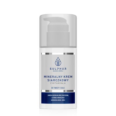 Sulphur, Mineralny Krem Siarczkowy Z Wit A, 50 G