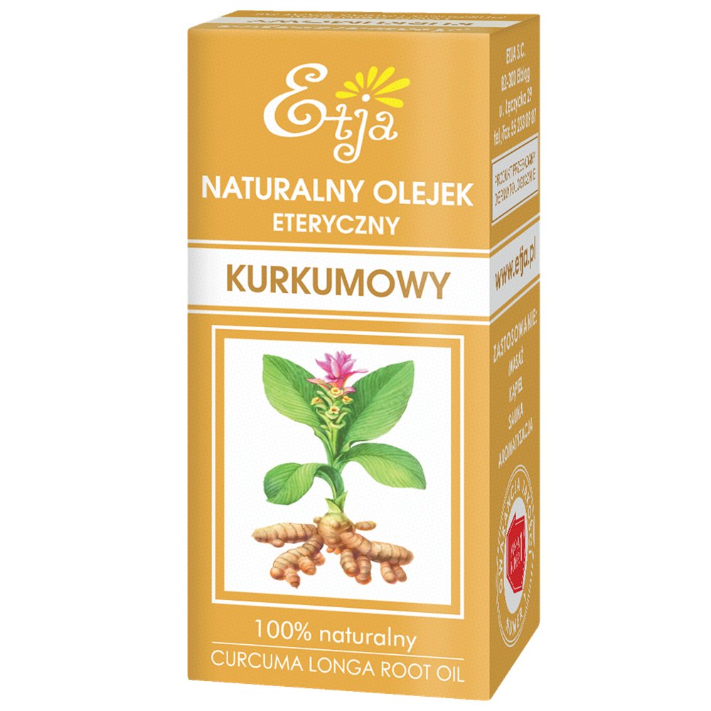 ETJA Olejek eteryczny naturalny - Kurkumowy 10ml