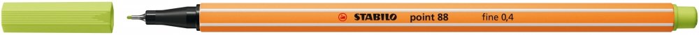 Cienkopis 0.4 Fib Stabilo 88/15 Limonka Pud A 10