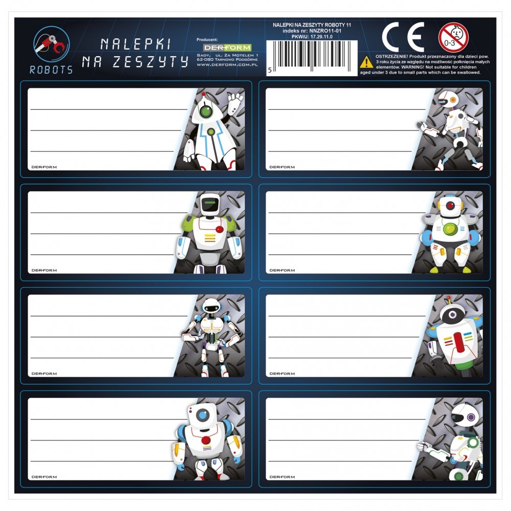 BackUP Naklejki , nalepki na zeszyty Roboty NNZRO_20210531171921