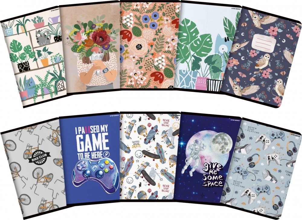 TOP 2000 Zeszyt A5 32k linia 70g. MEGAMIX 400158436 2000