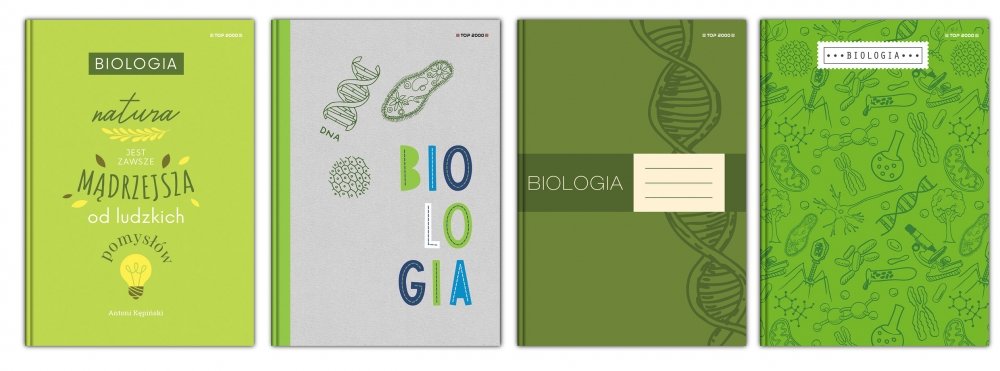 Brulion A5 Top2000 Biologia, 80 Kartek, Kratka Z Marginesem