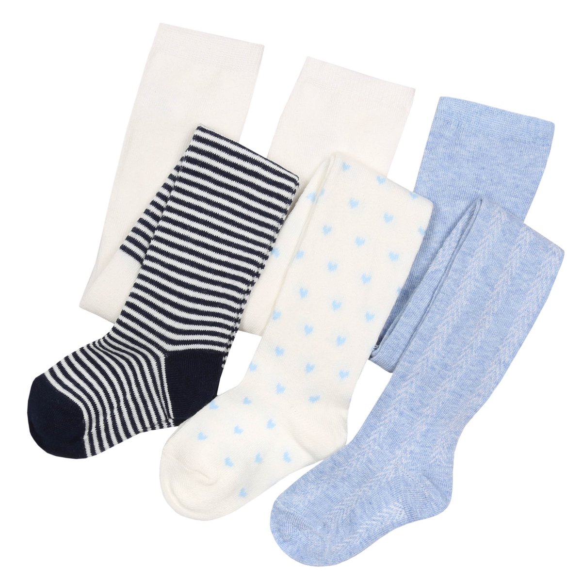 3x rajstopy we wzorki EARLY DAYS PRIMARK - Rozmiar - 2-3 lata 98cm