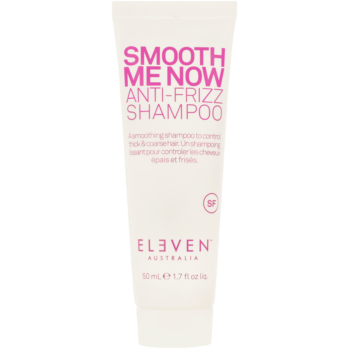 Eleven Australia, Smooth Me Now Anti Frizz Szampon Przeciw Puszeniu Się Do Włosów Grubych I Kręconych, Wygładzający, 50 Ml