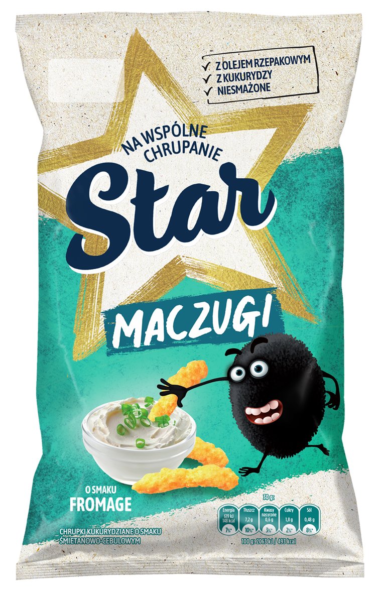 Star Chips Maczugi Chrupki Fromage 80g