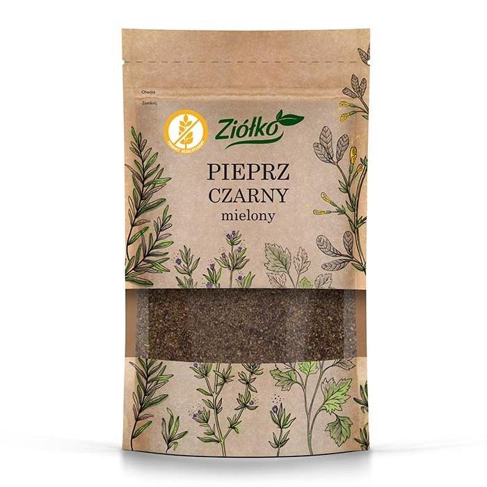 Brak Ziółko Pieprz Czarny mielony bezglutenowy 60 g ZI961