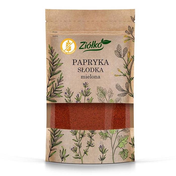 ZIÓŁKO Ziółko Papryka Słodka mielona bezglutenowa 70g ZI111