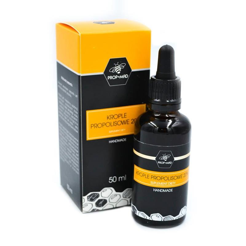 PROP-MAD Krople propolisowe 20 % 50ml 8F2B-18077