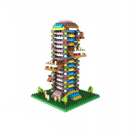 Mini Klocki Architecture Wieża Bungee 320el.