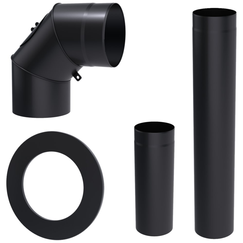 Zestaw Montażowy Stalowy Czarny Fi180