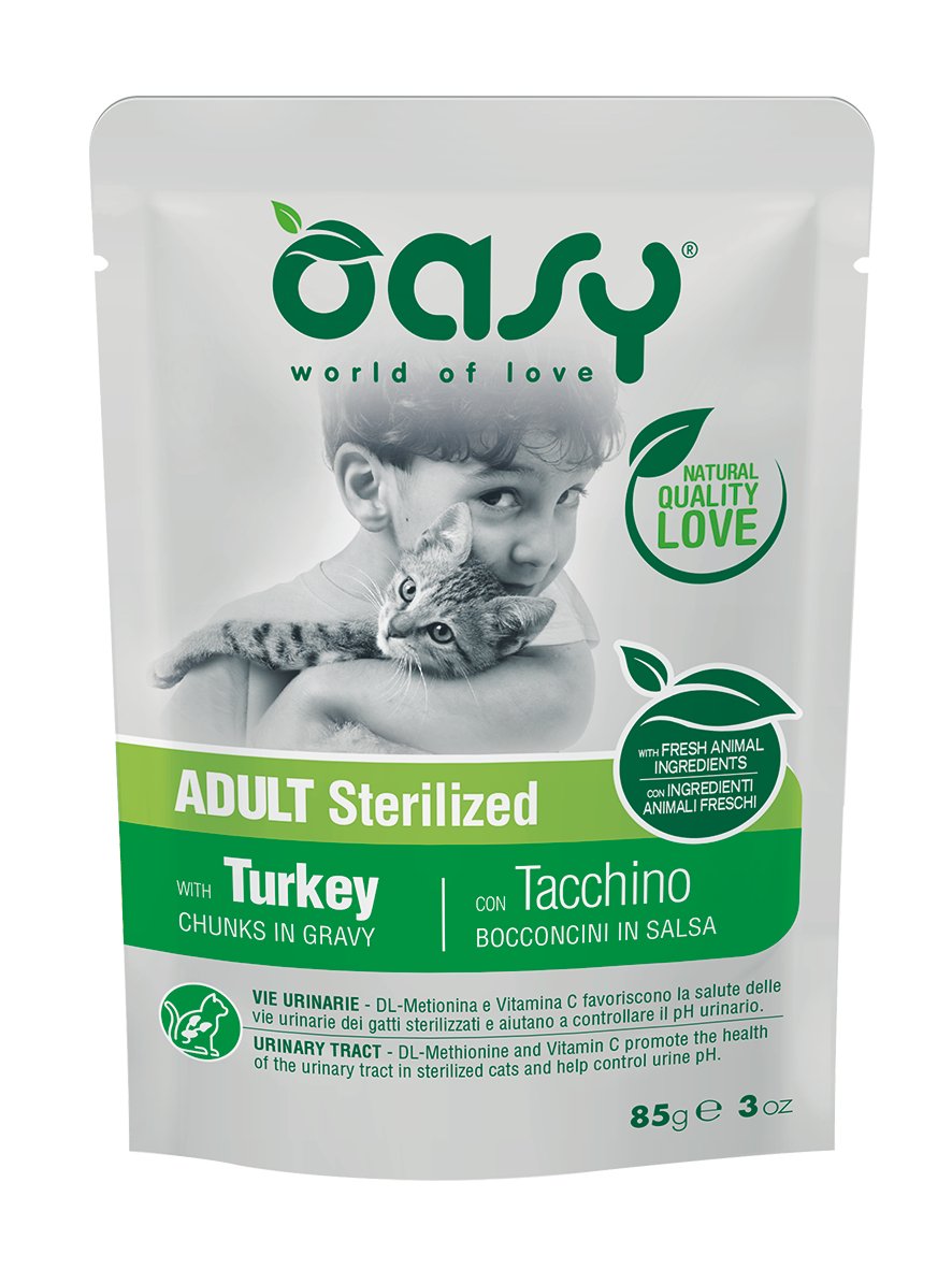 Oasy Lifestage Sterilised Indyk 85g