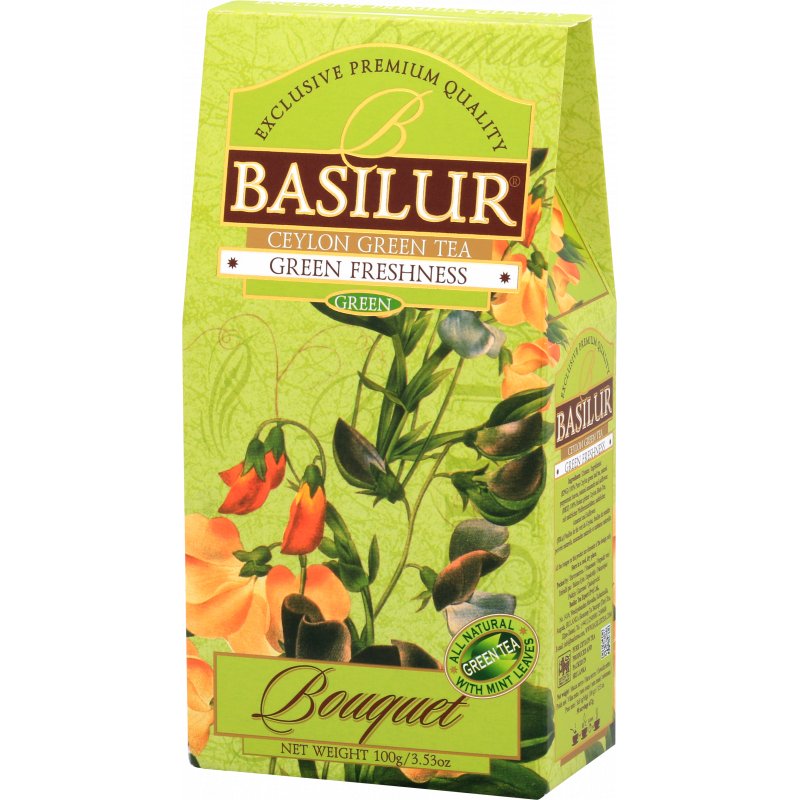 BASILUR BASILUR Herbata Green Freshness stożek 100 g WIKR-973355