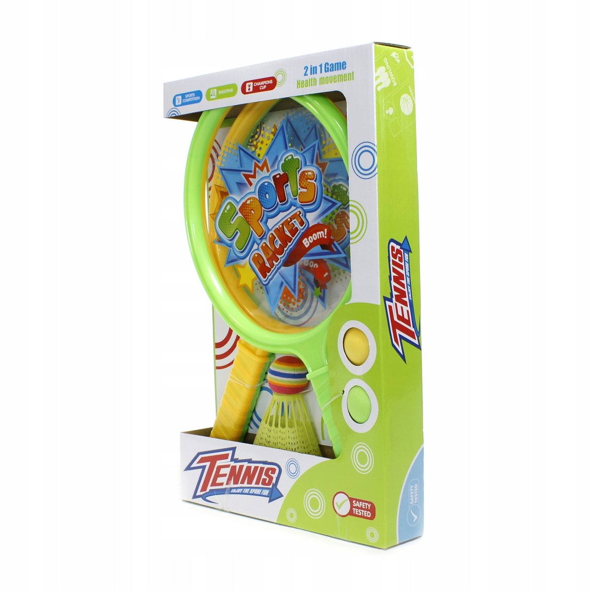 Zestaw Rakietek Do Gry Badminton Duże Paletki