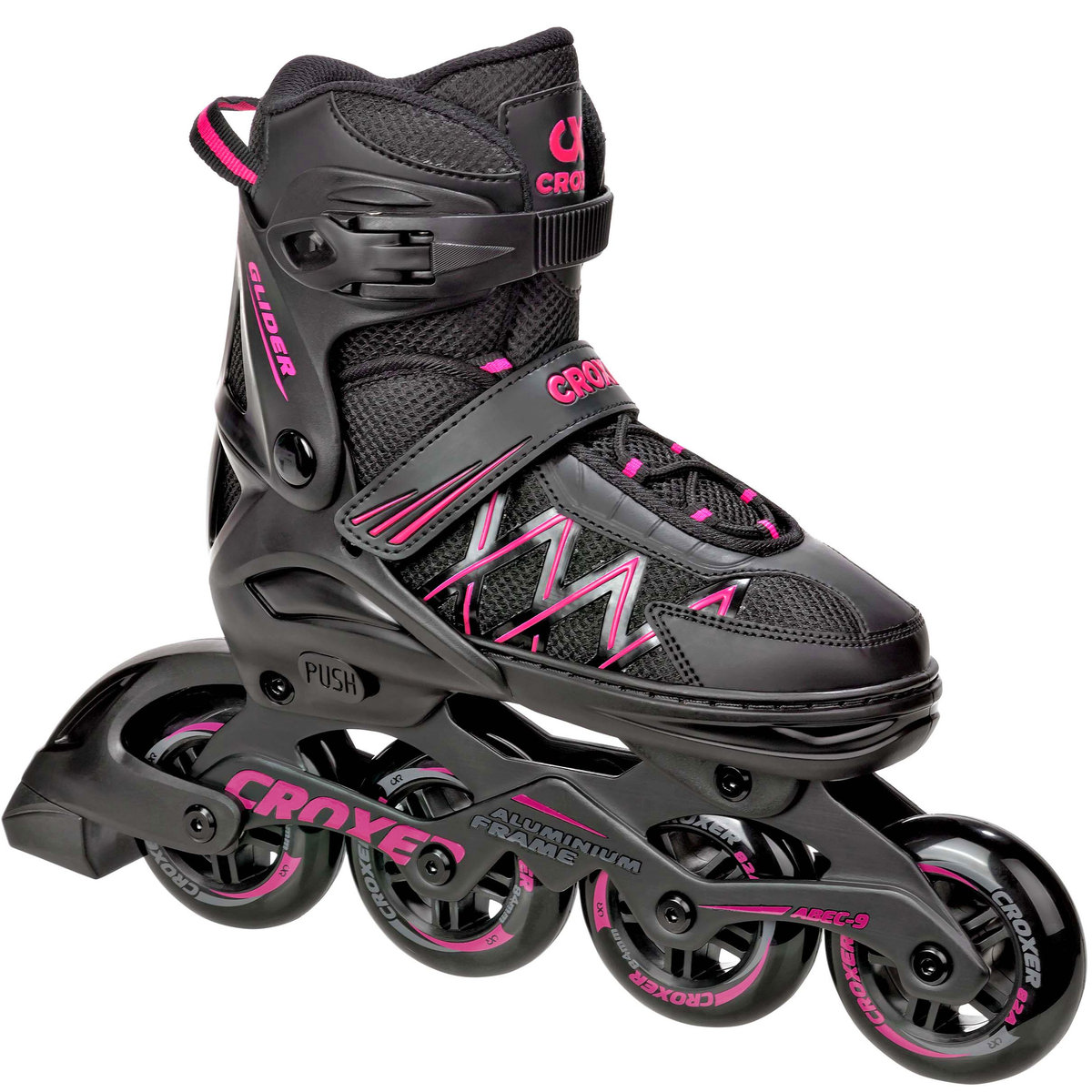 Rolki Regulowane Croxer Glider Magenta 36-39 Abec-9