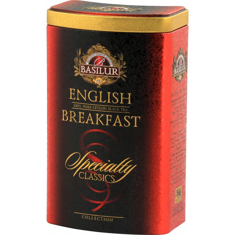 Basilur English Breakfast Czarna Herbata Cejlońska Bez Dodatków Puszka - 100 G