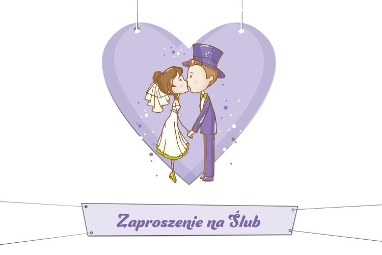 Zaproszenie ślubne gotowe do wypisania 10 szt ZT45