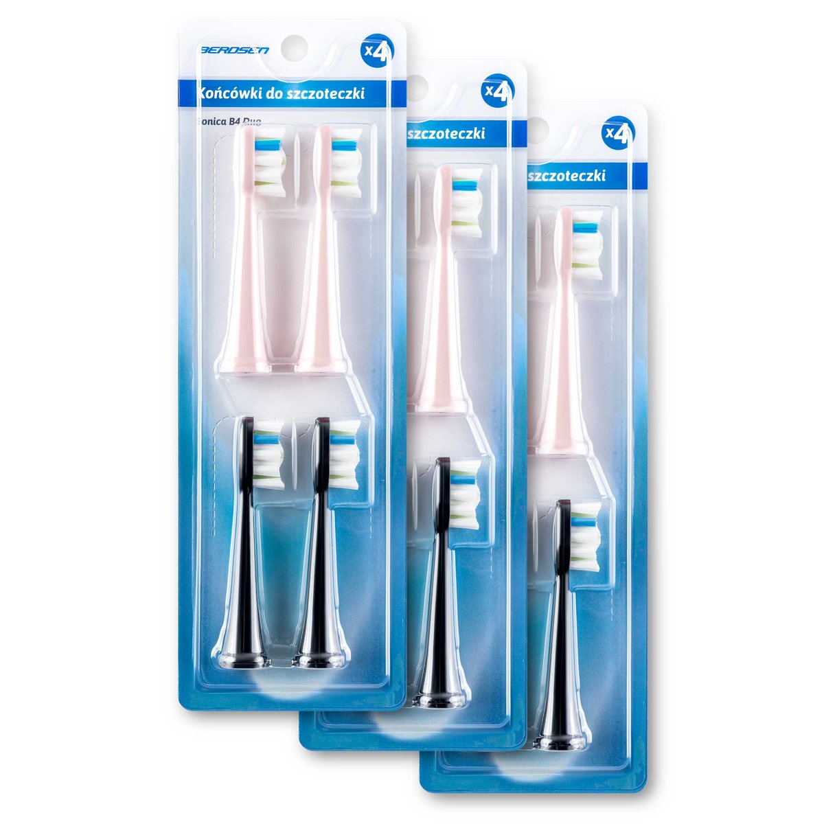 Końcówka do szczoteczek BERDSEN B4, 12 szt.