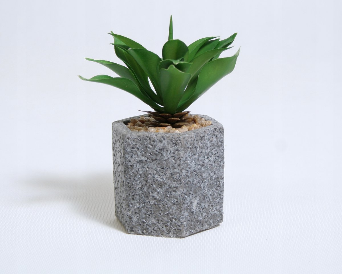 Sztuczne Kwiaty W Doniczce Sukulent 15cm
