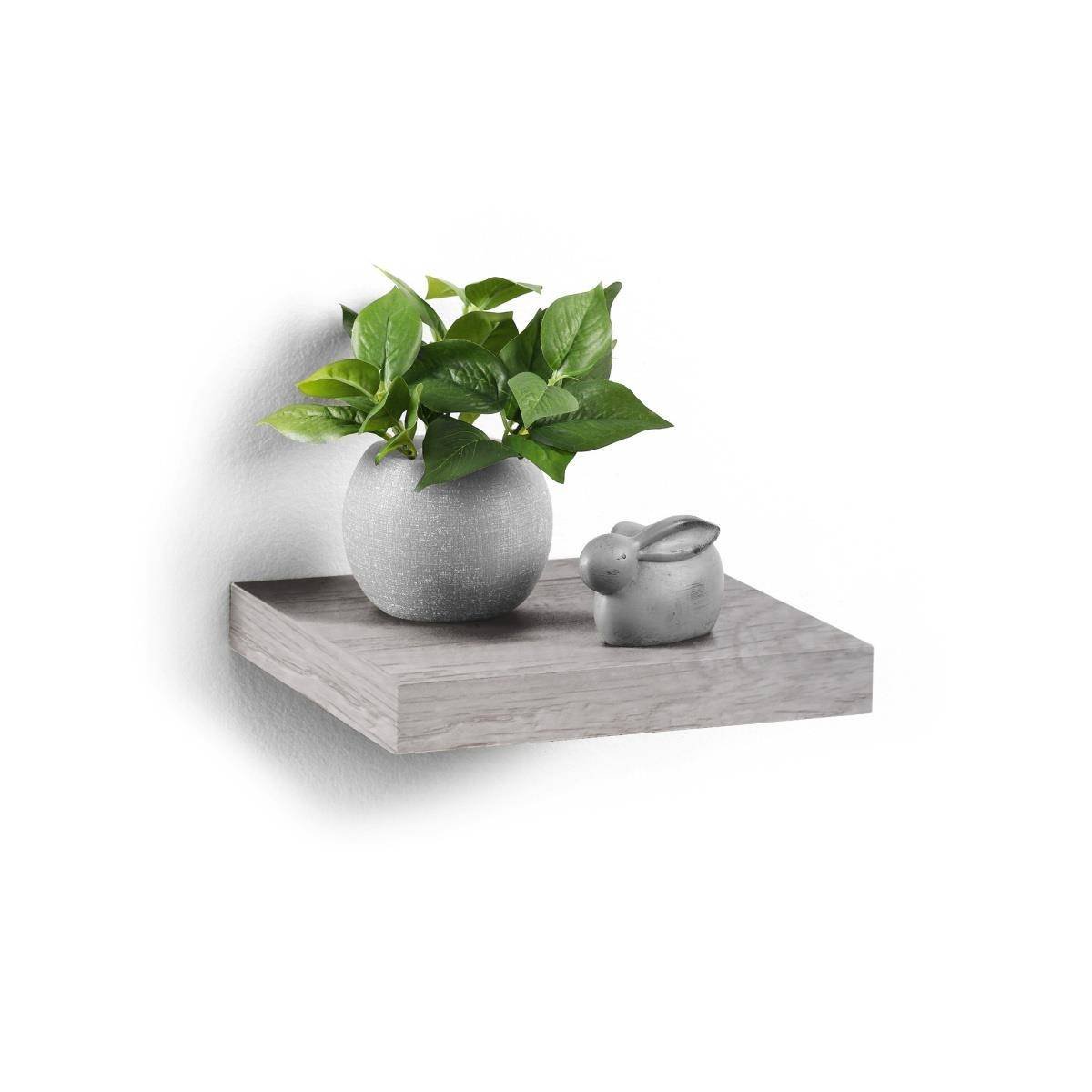 Półka wisząca na ścianę z MDF, dł. 25 cm