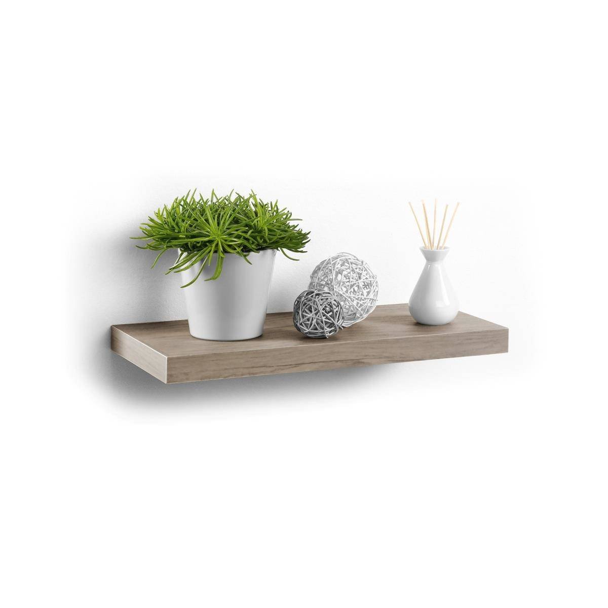 Półka wisząca na ścianę z MDF, dł. 50 cm
