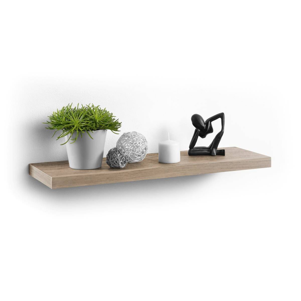 Półka wisząca na ścianę z MDF, dł. 75 cm