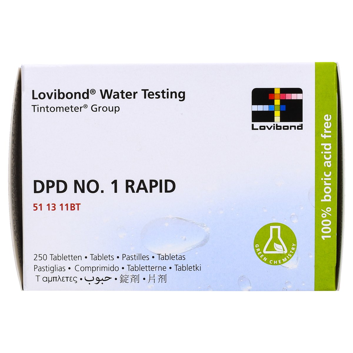 10x tabletki do testera wolnego Chloru DPD1 Rapid