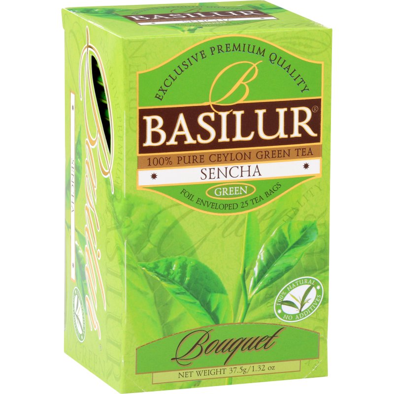 BASILUR BASILUR Herbata Bouquet Sencha 25 x 1,5g w saszetkach WIKR-973368