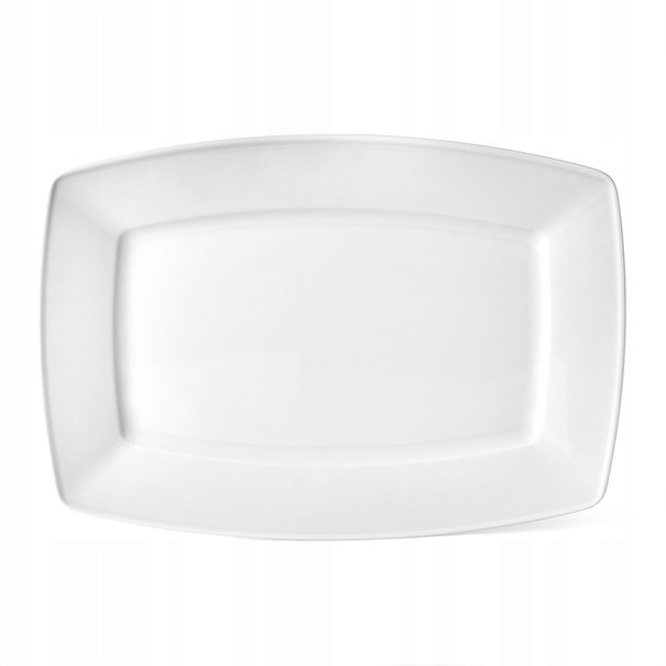 Półmisek prostokątny lubiana victoria 38 cm biały